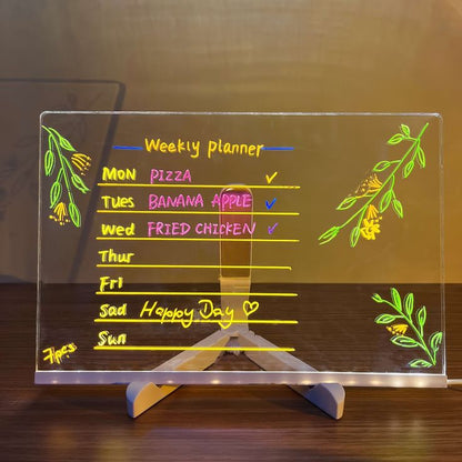 GlowWrite Pro™: LED Message Board & Creative Memo Pad