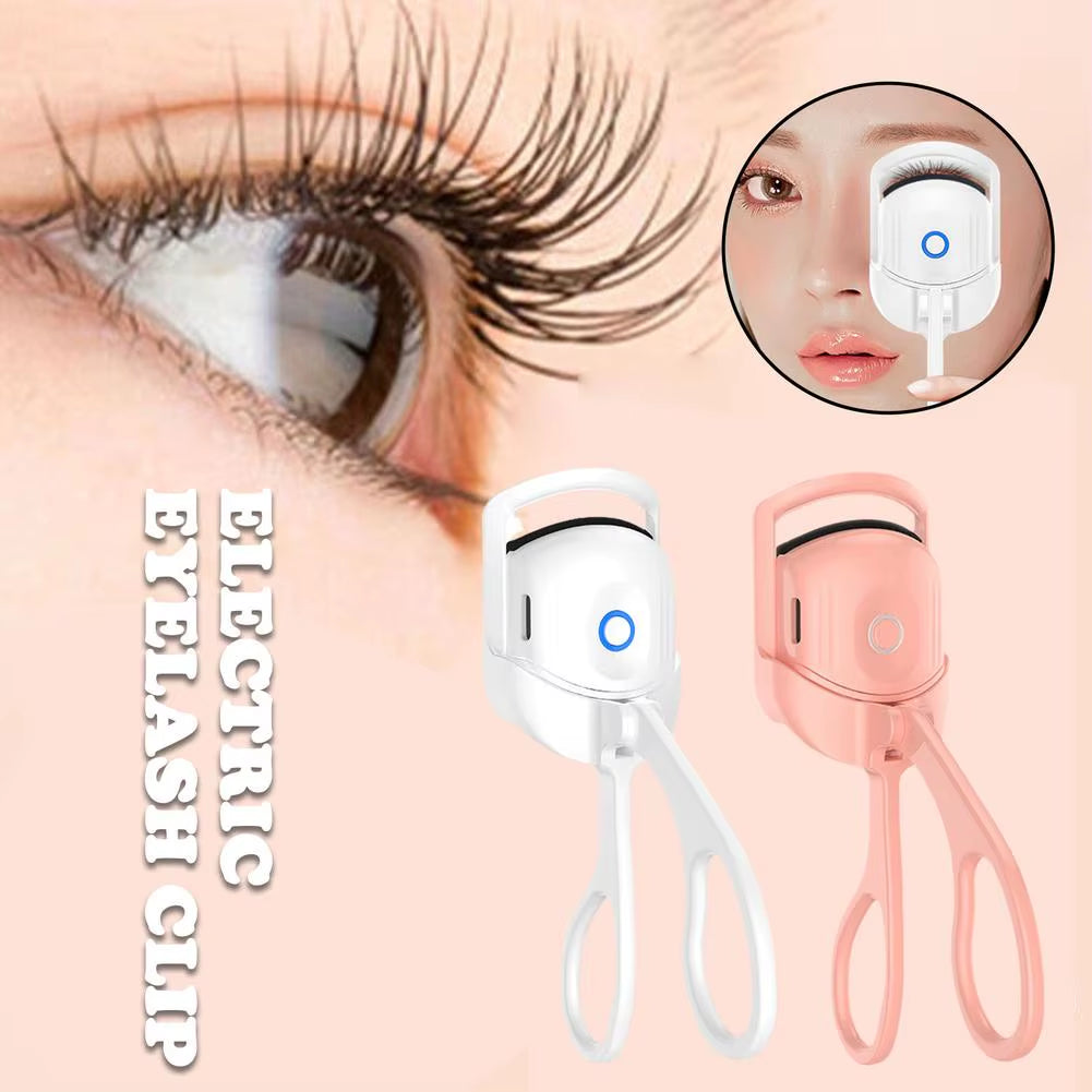 Electric Heated Eyelashes Curler Iron Perm Eyelashes Clip Curl Heated Clip Natural Portable Eyelashes Electric L9H0