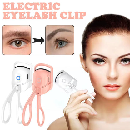 Electric Heated Eyelashes Curler Iron Perm Eyelashes Clip Curl Heated Clip Natural Portable Eyelashes Electric L9H0