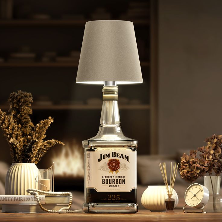 Luxury bottle lamp