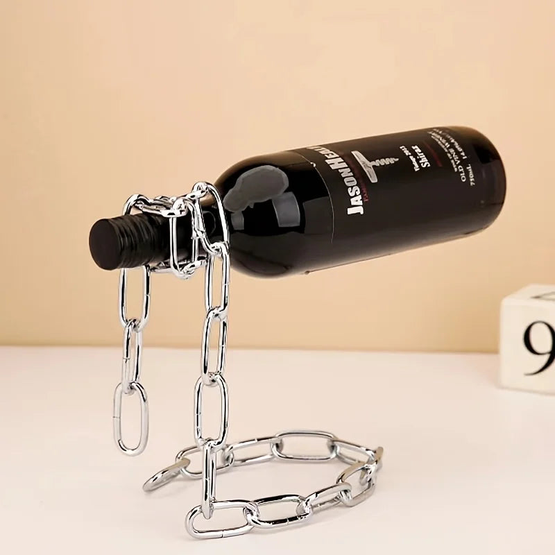 Chain wine rack