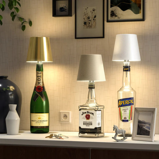 Luxury bottle lamp